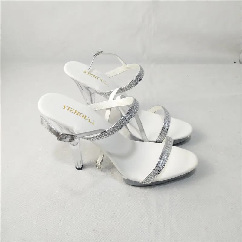 Beautiful dress high heels 13 cm sexy crystal platform sandals, wedding banquet use dance shoes
Beautiful dress high heels 13 cm sexy crystal platform sandals, wedding banquet use dance shoes
