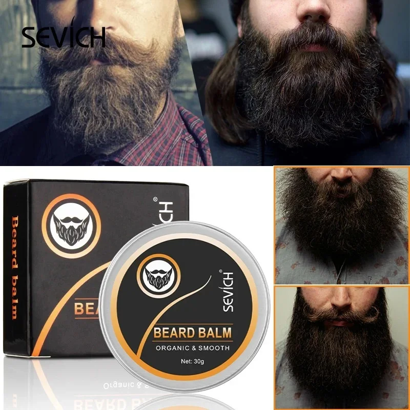 

Natural Beard Balm Wax Moisturizing Smoothing Dashing Gentlemen Beard Groomed Charming Beard Styling Professional Care Cream