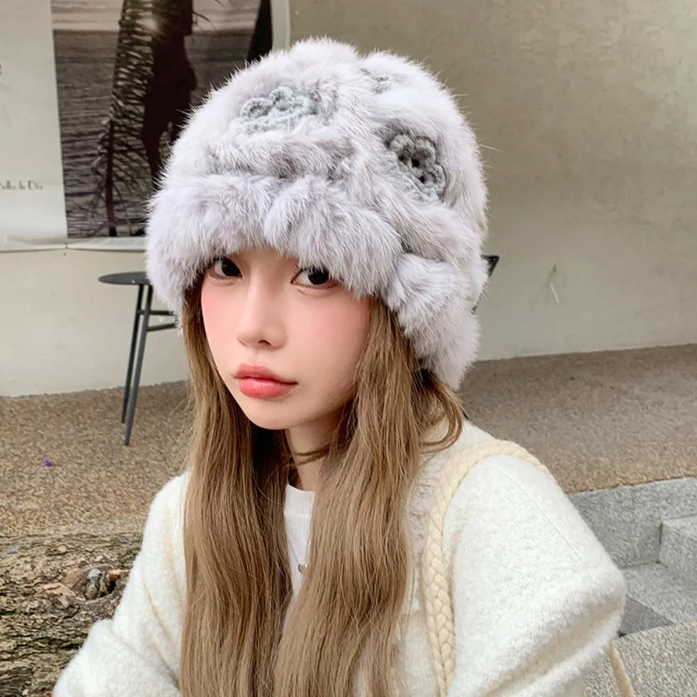 Warm Plush Knitted Hat Fashion Solid Ear Protection Rabbit Fur Knitted Hat Cover Head Cap Solid color Earmuffs Cap Women
Warm Plush Knitted Hat Fashion Solid Ear Protection Rabbit Fur Knitted Hat Cover Head Cap Solid color Earmuffs Cap Women