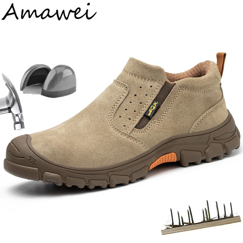 Amawei Breathable Women Men Sneakers Anti-puncture Welder Work Shoes Lightweight Working Boots Safety Shoes Portable D1191
Amawei Breathable Women Men Sneakers Anti-puncture Welder Work Shoes Lightweight Working Boots Safety Shoes Portable D1191