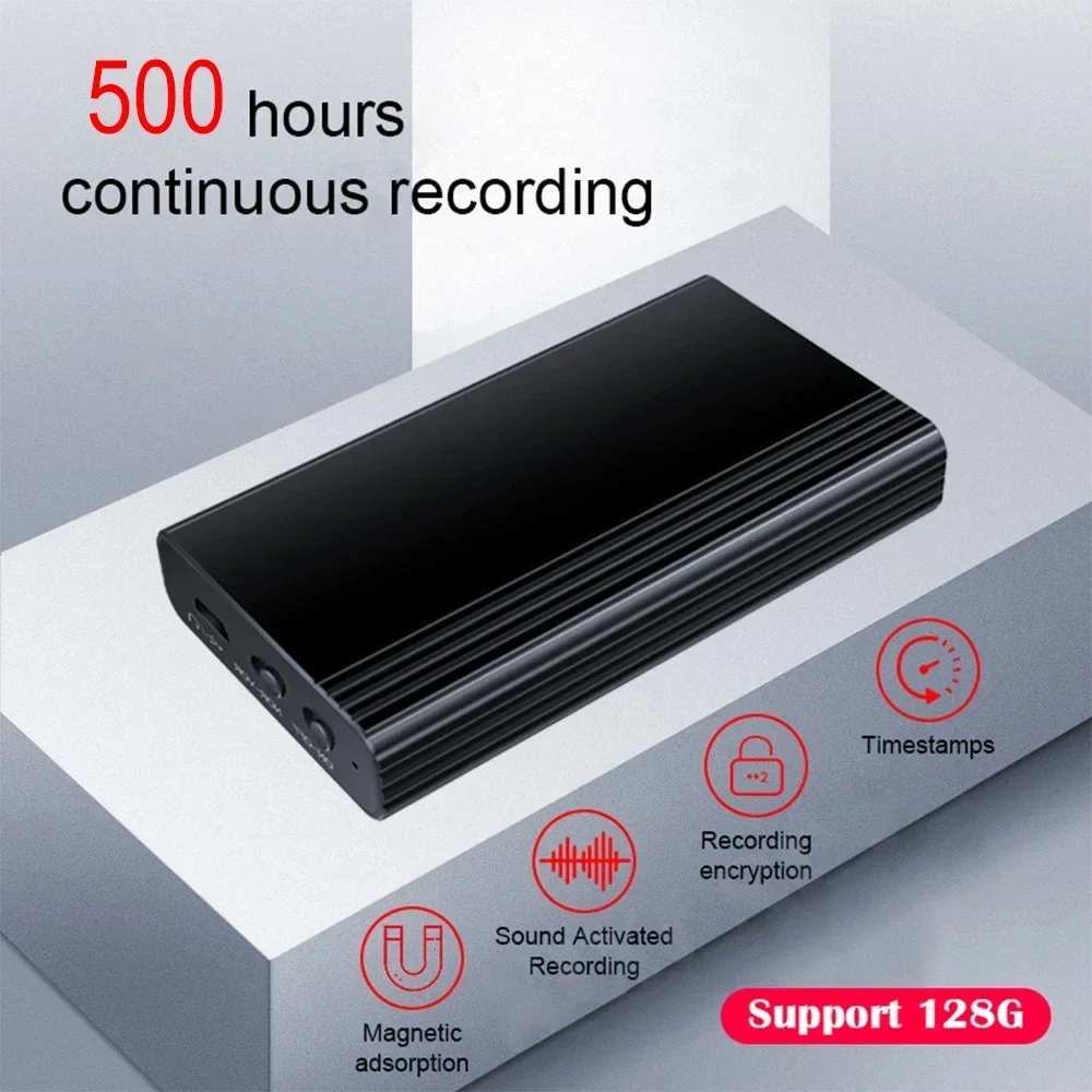 500 Hour Audio Recorder Voice Recorder Voice Activated Digital Professional Recorder with Magnetic Noise Reduction Audio Recordi
500 Hour Audio Recorder Voice Recorder Voice Activated Digital Professional Recorder with Magnetic Noise Reduction Audio Recordi