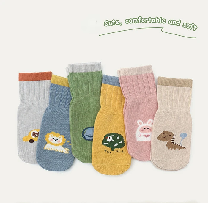 Cute Baby Middle Tube Rubber Anti-slip Floor Socks Cartoon Cotton Newborn Infant Toddler Kids Boys Girls Socks 0-5years Old
Cute Baby Middle Tube Rubber Anti-slip Floor Socks Cartoon Cotton Newborn Infant Toddler Kids Boys Girls Socks 0-5years Old