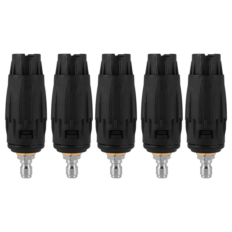 

5X Adjustable Pressure Washer Nozzle Tips, Variable Spray Pattern, 1/4 Inch Quick Connect Plug, 3000 PSI