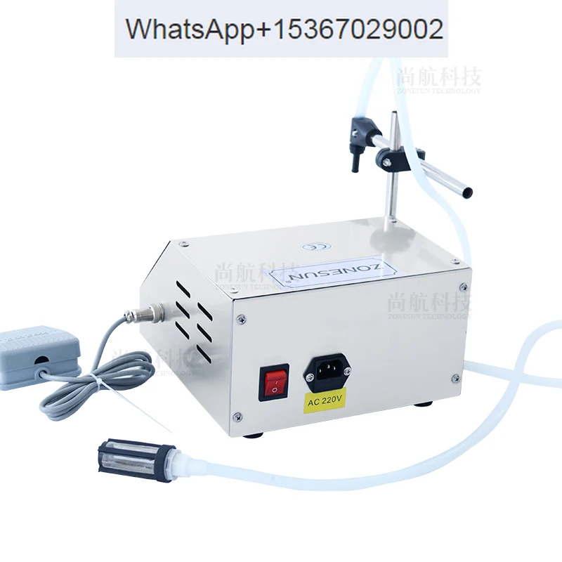 GFK-160 Small CNC electric liquid filling machine soybean milk milk juice milk tea canning and sub packaging machine
GFK-160 Small CNC electric liquid filling machine soybean milk milk juice milk tea canning and sub packaging machine