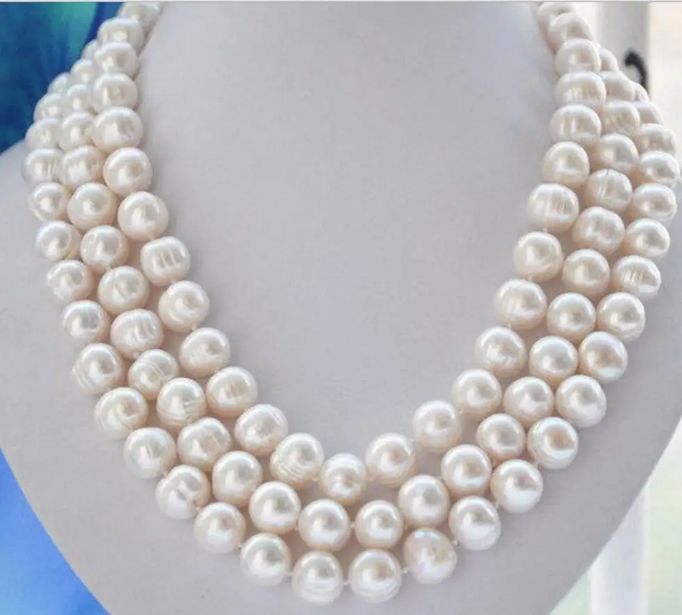 Jewelry new Style Hot sale 100% Natural 8-9MM WHITE FRESHWATER Cultured PEARL NECKLACE 58inch Fashion Wedding
Jewelry new Style Hot sale 100% Natural 8-9MM WHITE FRESHWATER Cultured PEARL NECKLACE 58inch Fashion Wedding
