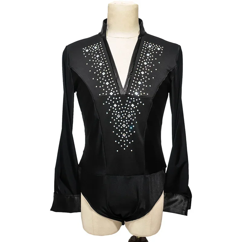 Latin Dance Top V-Neck Men Dance Shirt Ballroom Latin Dancing Clothes Professional Competition Dancewear
Latin Dance Top V-Neck Men Dance Shirt Ballroom Latin Dancing Clothes Professional Competition Dancewear