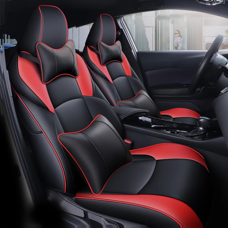 Custom Luxury Design Styling Car Seat Covers For Toyota CHR 2019-2023 Waterproof Leatherette Fit Automobile interior Full Set
Custom Luxury Design Styling Car Seat Covers For Toyota CHR 2019-2023 Waterproof Leatherette Fit Automobile interior Full Set