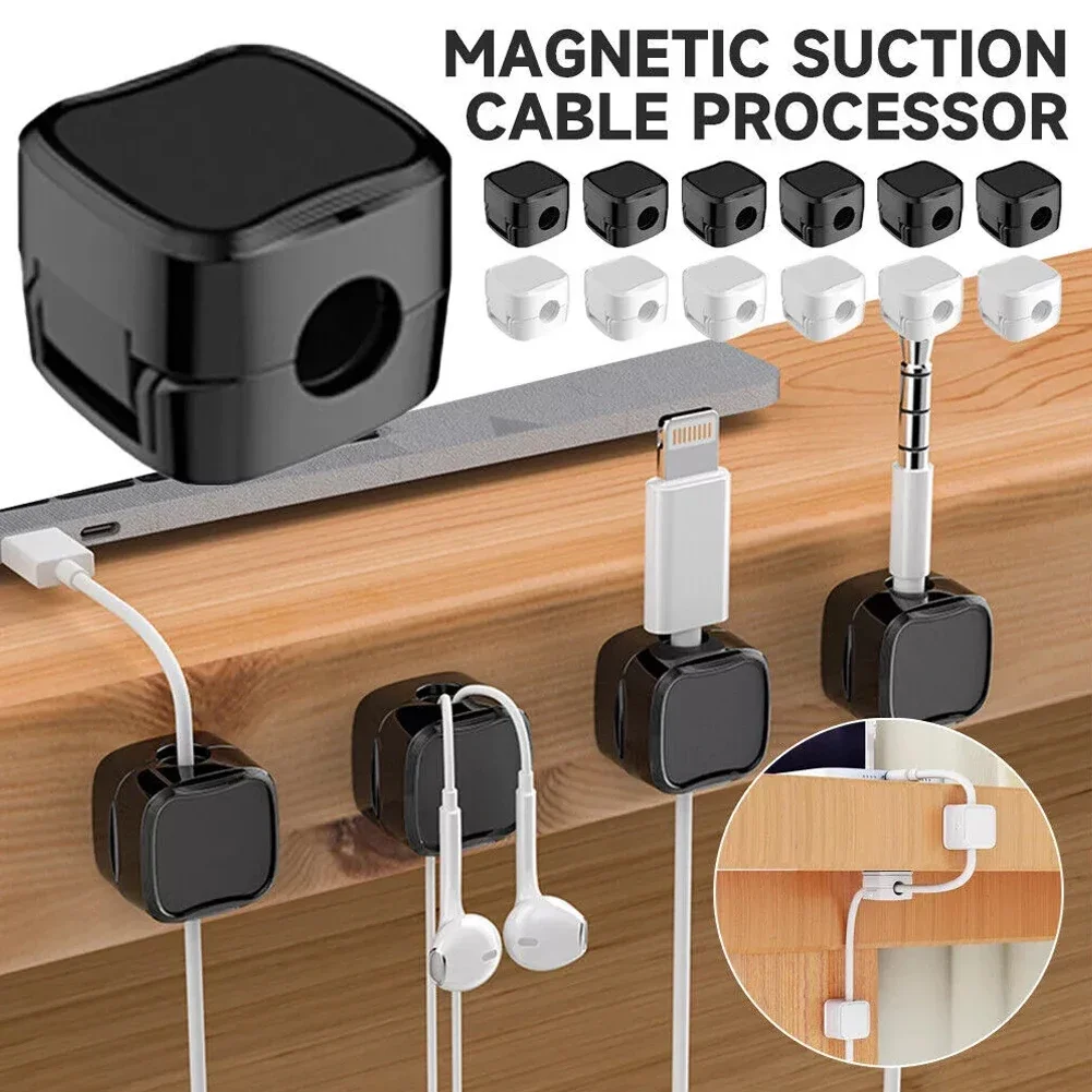 1/3/6PCS Magnetic Cable Organiser Clips Cable Management Wire Manager Cord Holder Charging Cable Winder Wall Mounted Hook
1/3/6PCS Magnetic Cable Organiser Clips Cable Management Wire Manager Cord Holder Charging Cable Winder Wall Mounted Hook