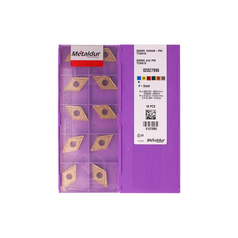 10pcs METALDUR DNMG150404 DNMG150408 DNMG150412 DNMG150604 DNMG150608 DNMG150612 PM TC9015 TC9025 CNC Carbide Turning Inserts
10pcs METALDUR DNMG150404 DNMG150408 DNMG150412 DNMG150604 DNMG150608 DNMG150612 PM TC9015 TC9025 CNC Carbide Turning Inserts