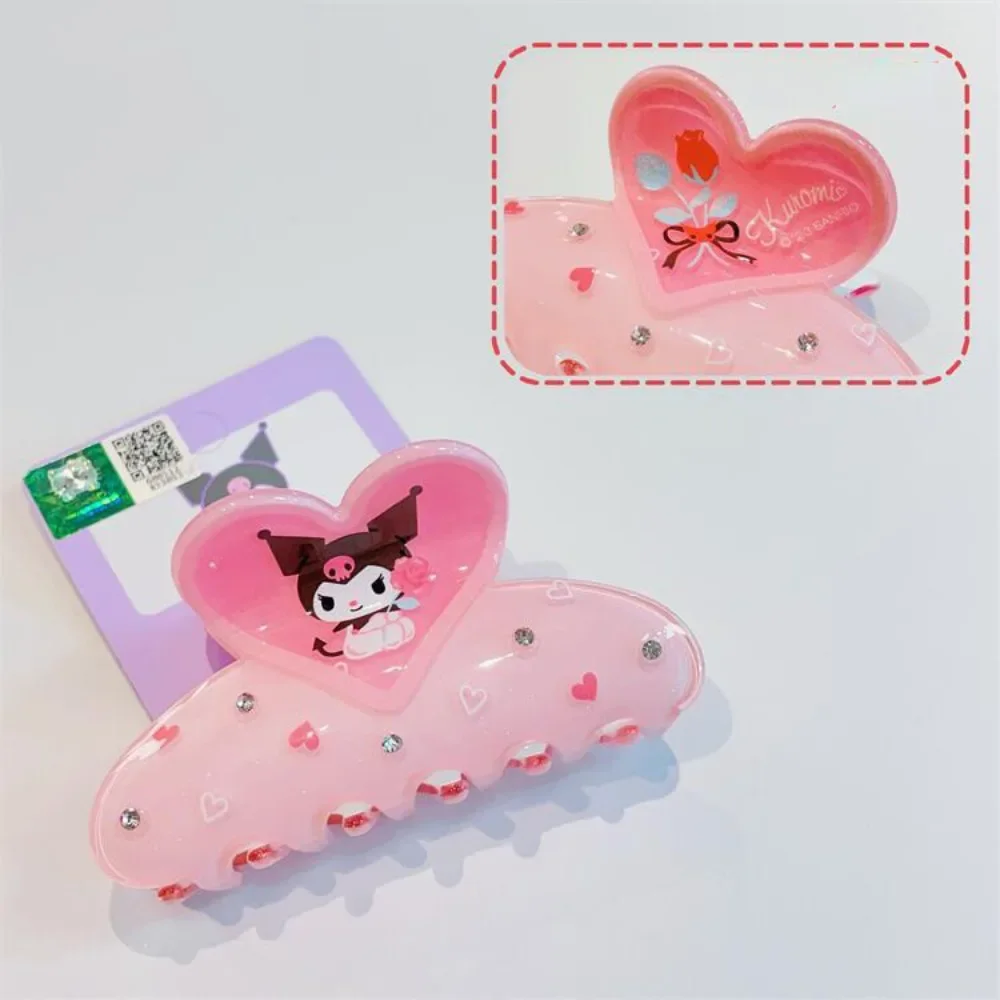 YHJ Kawaii Sanrios Cartoon Hair Claw Heart-shaped Rhinestone Shark Hair Clips Crab Claws Valentine Hair Accessories for Girls
YHJ Kawaii Sanrios Cartoon Hair Claw Heart-shaped Rhinestone Shark Hair Clips Crab Claws Valentine Hair Accessories for Girls