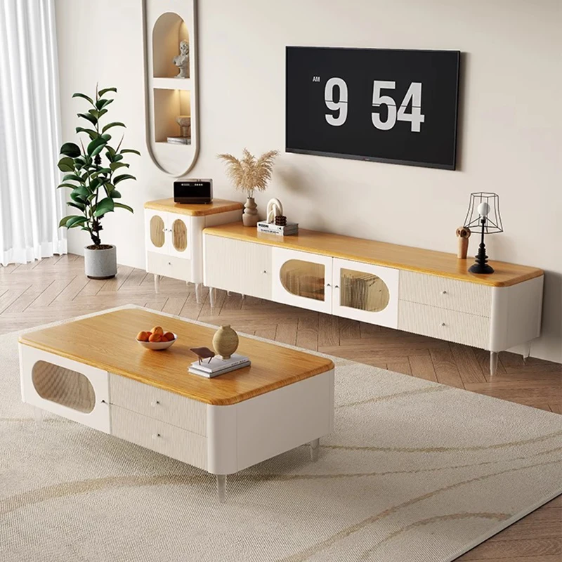

Storage Combination Tv Stand Mainstays Cabinet Pedestal Table Television Consoles Shelf Support Tv Sur Pied Modern Furniture