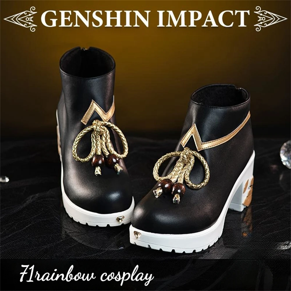 Ganyu Doujin Cosplay Shoes Game Genshin Impact Darkness Ganyu Cosplay Boots Halloween Cos Shoes
Ganyu Doujin Cosplay Shoes Game Genshin Impact Darkness Ganyu Cosplay Boots Halloween Cos Shoes