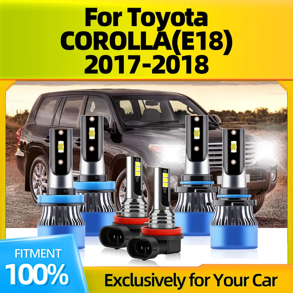 2/6Pcs Car Lamps LED Bulb Headlight Auto Fog Lamps Lights 12V With Fast Speed Cooling Fan For Toyota COROLLA(E18) 2017 2018
2/6Pcs Car Lamps LED Bulb Headlight Auto Fog Lamps Lights 12V With Fast Speed Cooling Fan For Toyota COROLLA(E18) 2017 2018