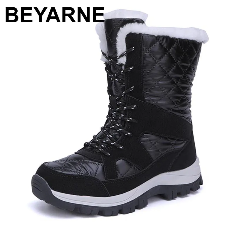 

Women Snow Boots Waterproof Platform Boots Fashion Ladies Winter Warm Plush Shoes for Women Ankle Booties Botas Mujer