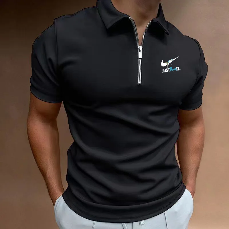 024 Summer New Polo Men's Fashion Casual Business Flip Collar Comfortable Short sleeved T-shirt Top High Quality Short sleeved
024 Summer New Polo Men's Fashion Casual Business Flip Collar Comfortable Short sleeved T-shirt Top High Quality Short sleeved