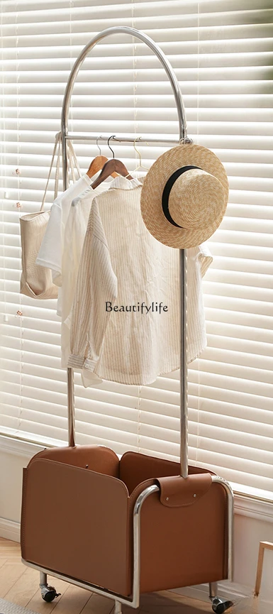 Antique Style Coat and Cap Storage Rack with Wheels Leather Hallway Stainless Steel Hanger
Antique Style Coat and Cap Storage Rack with Wheels Leather Hallway Stainless Steel Hanger