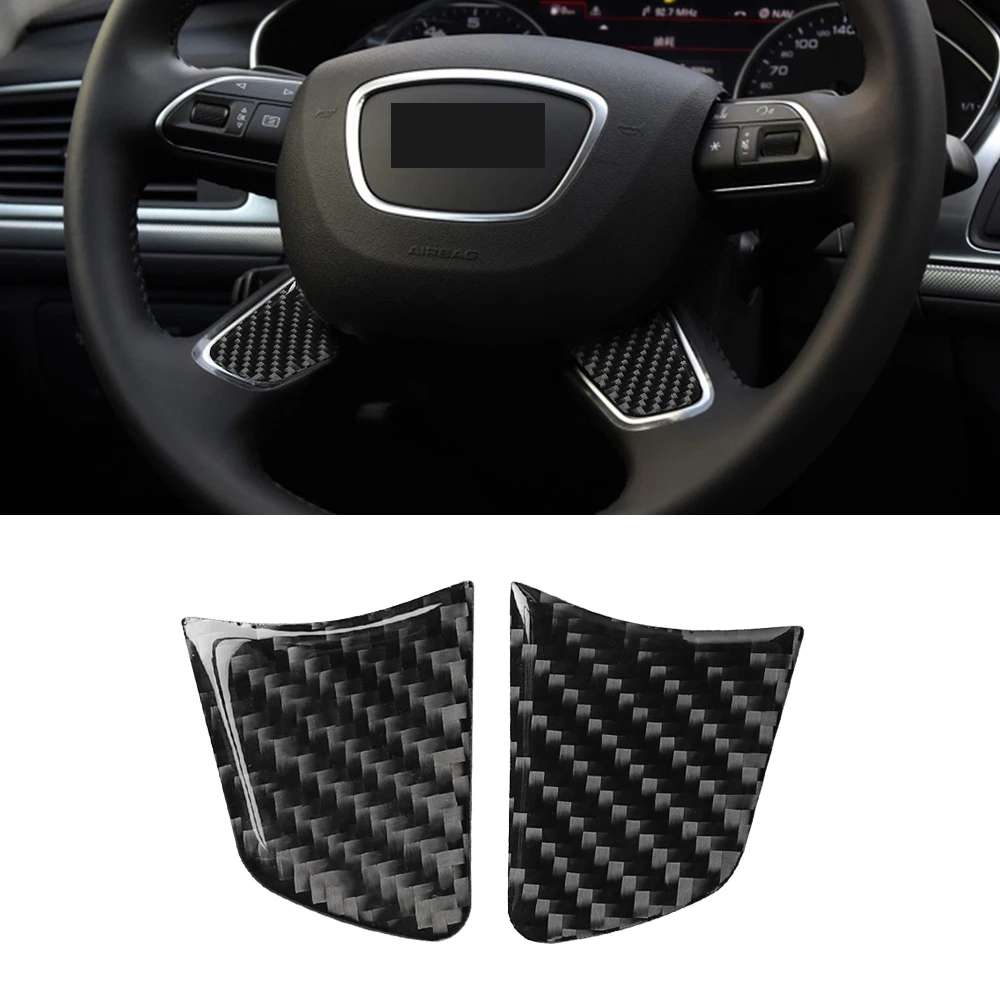 Для Audi A6 C7 A6L 2012 2013 2014 2015 2016 отделка панели рулевого колеса из углеродного волокна
Для Audi A6 C7 A6L 2012 2013 2014 2015 2016 отделка панели рулевого колеса из углеродного волокна
