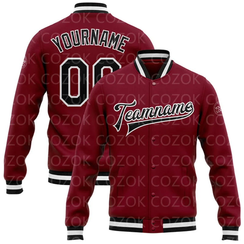 Custom brown 3D Printed Baseball Button Jacket Bomber Full-Snap Varsity Letterman Jacket
Custom brown 3D Printed Baseball Button Jacket Bomber Full-Snap Varsity Letterman Jacket