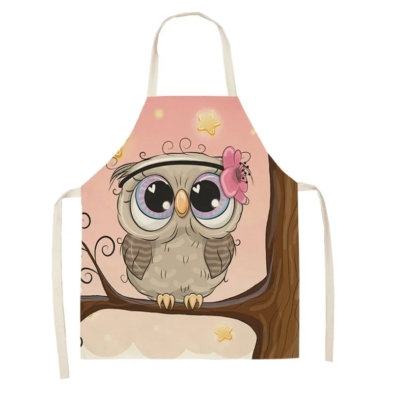 Owl Pattern Kitchen Apron Sleeveless Cotton Linen Kids Aprons For Cooking Baking BBQ Home Cleaning Tools 47x38cm
Owl Pattern Kitchen Apron Sleeveless Cotton Linen Kids Aprons For Cooking Baking BBQ Home Cleaning Tools 47x38cm
