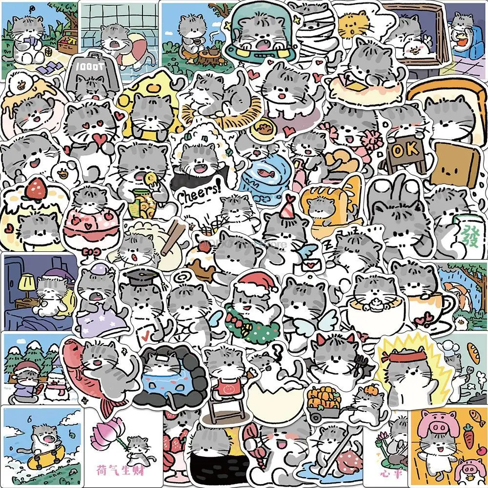 10/30/60PCS Cute Cartoon Cat Diary Graffiti Sticker Waterproof DIY Decorative Water Cup Laptop Case Guitar Children's Gift Decal
10/30/60PCS Cute Cartoon Cat Diary Graffiti Sticker Waterproof DIY Decorative Water Cup Laptop Case Guitar Children's Gift Decal