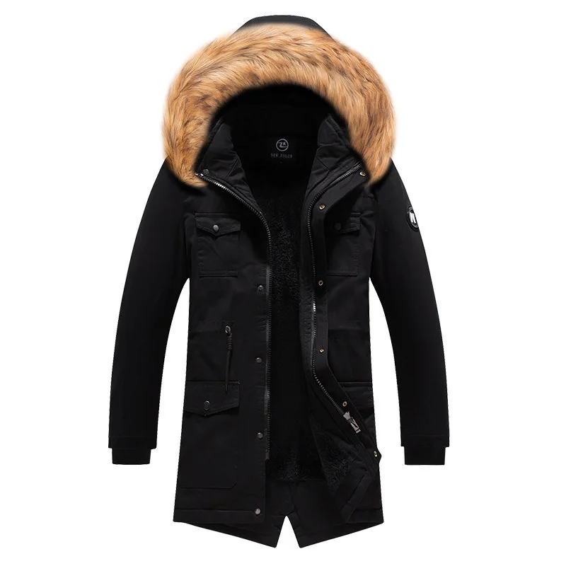 High Quality Male Cotton Slim Warm Parkas Fleece Winter Coats Men Long Trench Coats Winter Jackets Hooded Casual Down Jackets
High Quality Male Cotton Slim Warm Parkas Fleece Winter Coats Men Long Trench Coats Winter Jackets Hooded Casual Down Jackets
