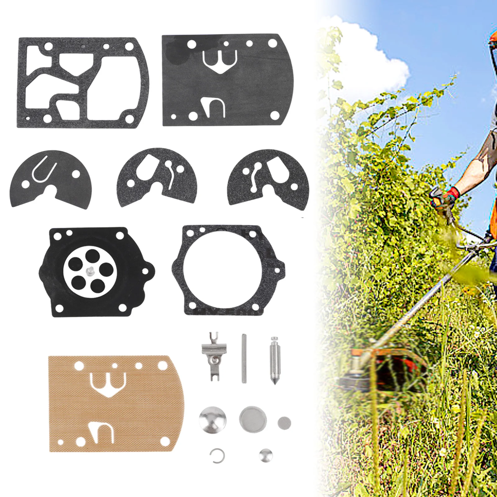 1 Set Carb Rebuild Kit WB37 K10-WB For Paramotor For USQVARNA Chain Saw Carburetor Gasket Replacement Spare Parts
1 Set Carb Rebuild Kit WB37 K10-WB For Paramotor For USQVARNA Chain Saw Carburetor Gasket Replacement Spare Parts