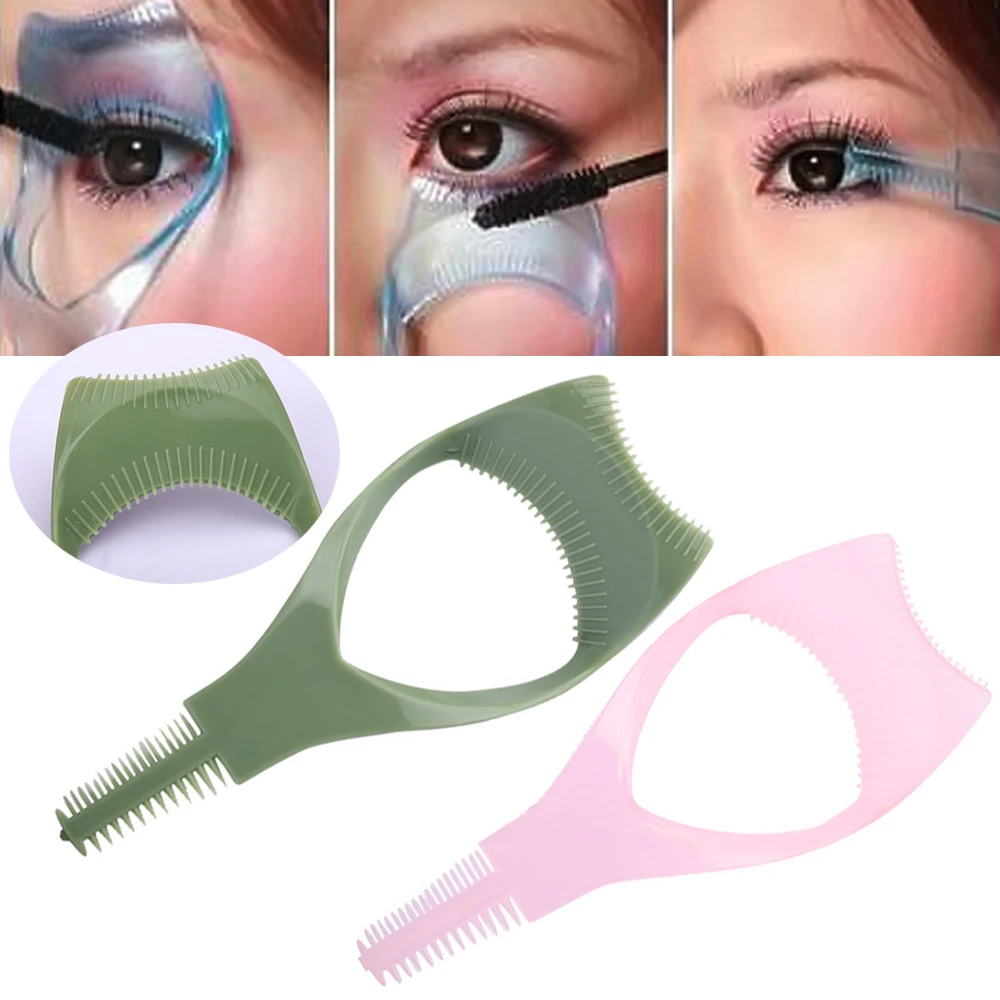 

1pcs Paint Eyelashes Stencil Reusable Mascara Shield Applicator Plastic Eyelashes Template Beauty Make-up Tools For Women