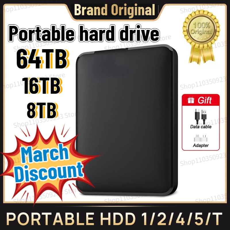 For Western Digital WD 5TB 4TB 2TB 16TB Elements USB 3.0 Portable External Hard Drive 5T HDD Compatible with PC Mac PS4 & Xbox
For Western Digital WD 5TB 4TB 2TB 16TB Elements USB 3.0 Portable External Hard Drive 5T HDD Compatible with PC Mac PS4 & Xbox
