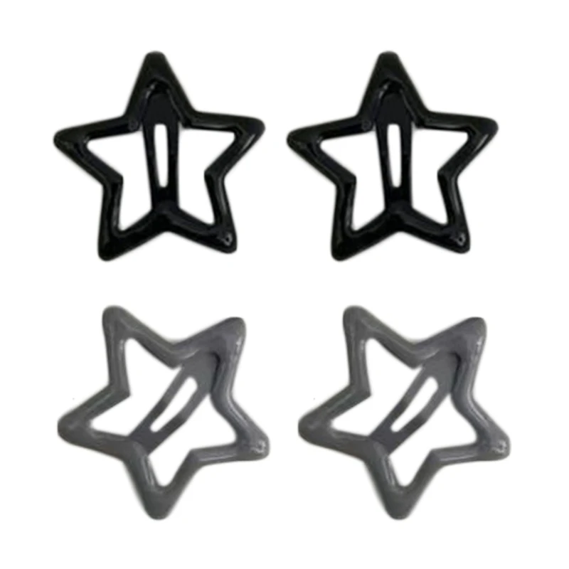 

2pcs Ins Style Metal Pentagrams Hairpin for Woman Cool Style Charm Hair Clip Aesthetics Y2k Hair Accessories Dropship