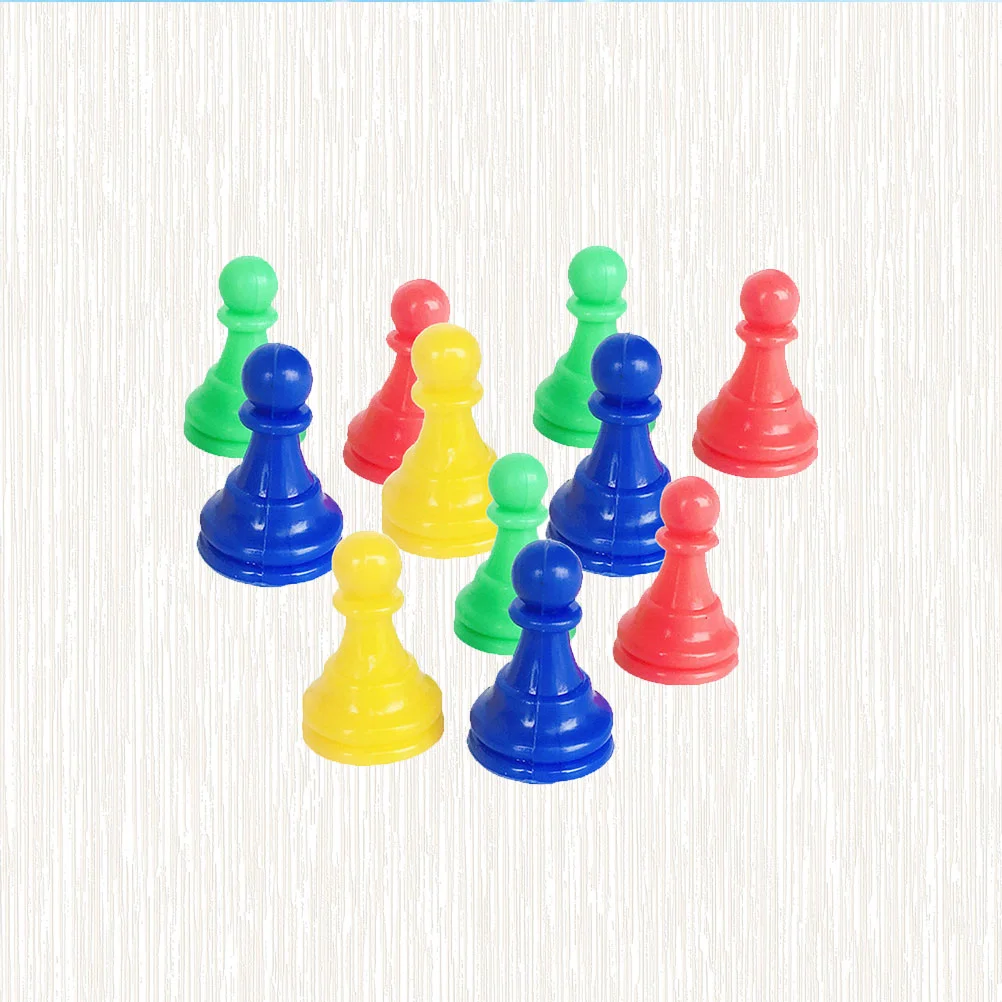 

64 шт. пластиковые шахматы Chessman 8 цветов для замены настольной игры