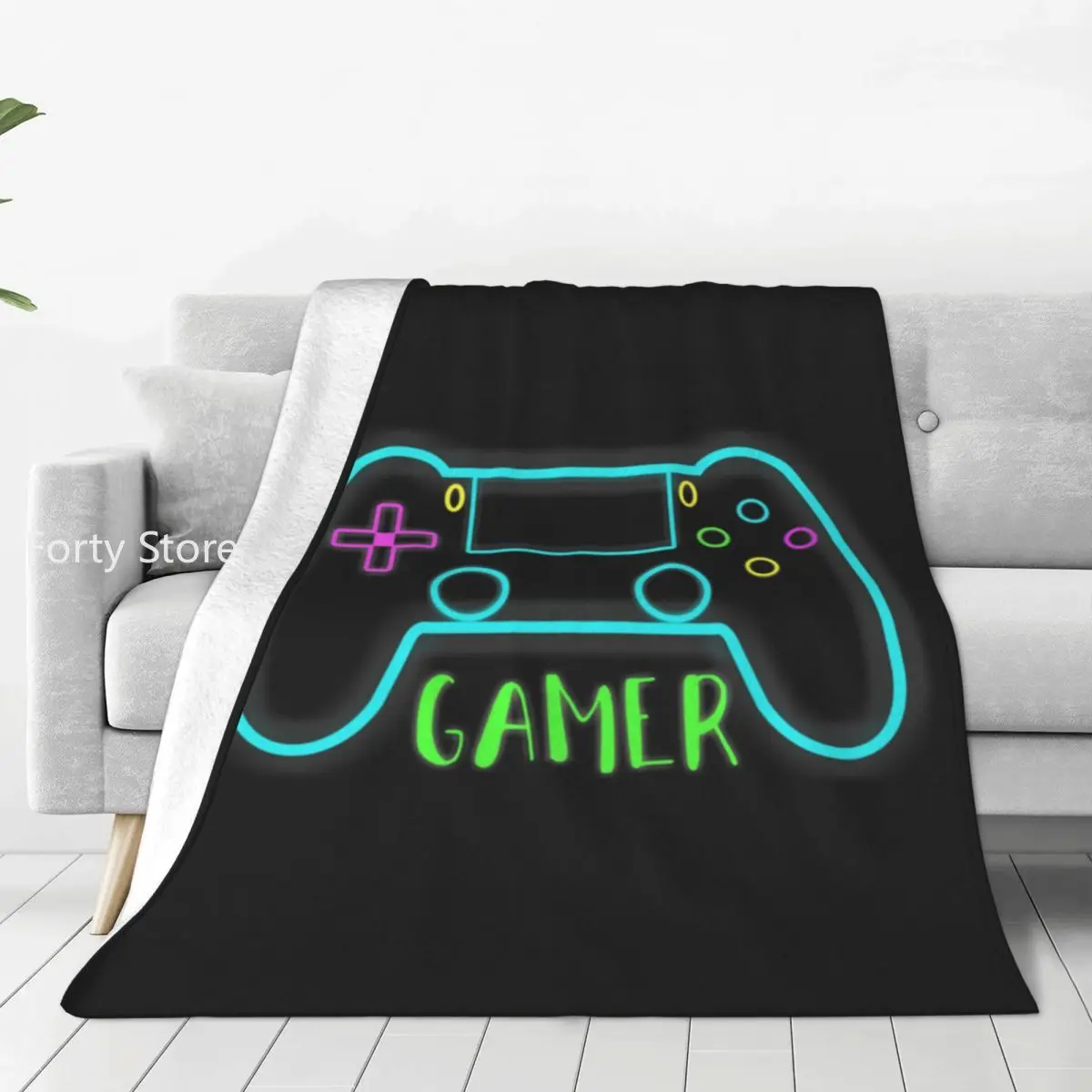 Neon Gamer Controller Flannel Blanket Warm Soft Video Game Player Bedding Throws Winter Camping Chair Sofa Bed Print Bedspread
Neon Gamer Controller Flannel Blanket Warm Soft Video Game Player Bedding Throws Winter Camping Chair Sofa Bed Print Bedspread