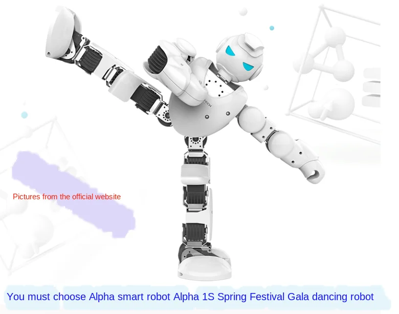 Смарт-робот Alpha Alpha1S на весенний фестиваль, танцующий робот, корпус слегка износится, цвет новее
Смарт-робот Alpha Alpha1S на весенний фестиваль, танцующий робот, корпус слегка износится, цвет новее