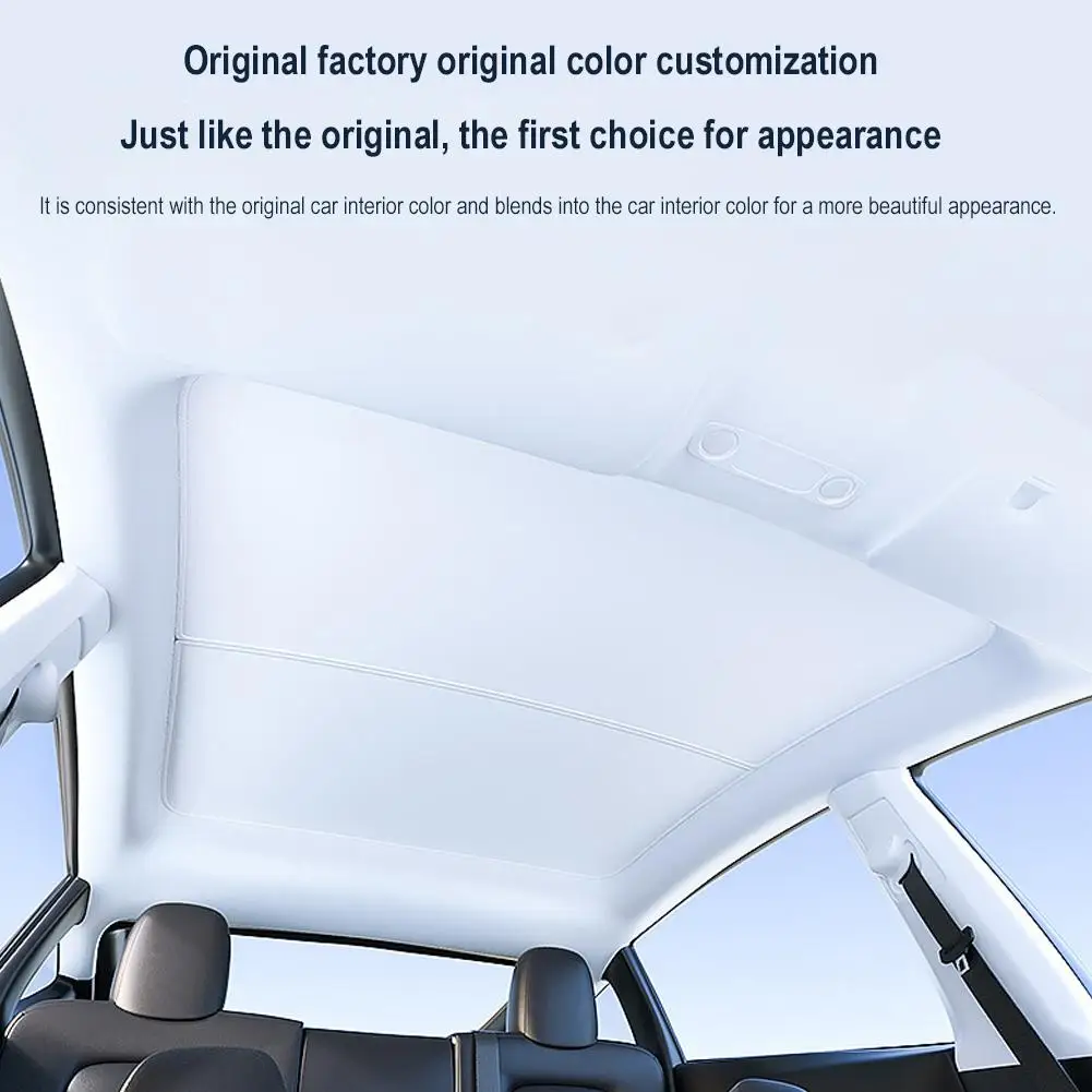 For Tesla Y 2021-2024 New Upgrade Ice Cloth Buckle Shades Accessories Auto Roof Front Glass Sun Rear Sunshade D8J6
For Tesla Y 2021-2024 New Upgrade Ice Cloth Buckle Shades Accessories Auto Roof Front Glass Sun Rear Sunshade D8J6