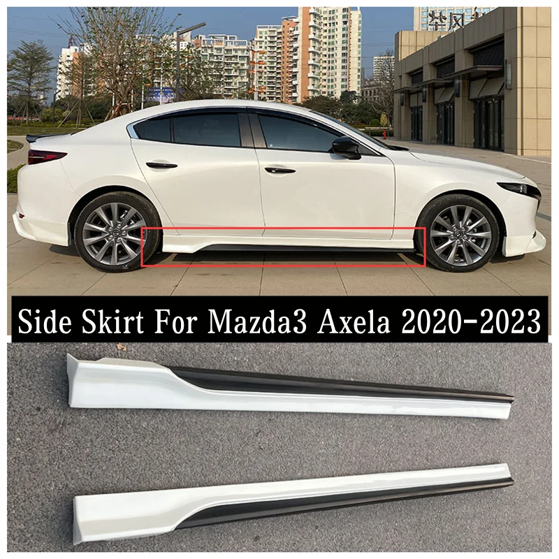 For Mazda3 Axela 2020 2021 2022 2023+ High Quality 2Pcs/1Set ABS Paint Bumper Lip Side Skirt Splitters Cover
For Mazda3 Axela 2020 2021 2022 2023+ High Quality 2Pcs/1Set ABS Paint Bumper Lip Side Skirt Splitters Cover
