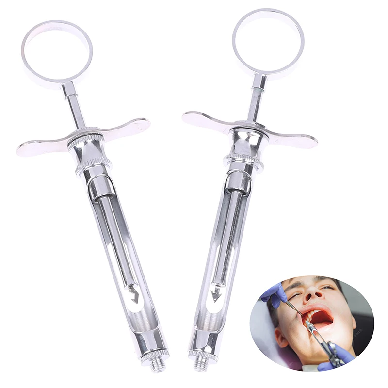 Dental injection Syringe Stainless Steel Dental Aspirating Syringe Dentist Surgical Instrument 1.8ML Lab Equipment
Dental injection Syringe Stainless Steel Dental Aspirating Syringe Dentist Surgical Instrument 1.8ML Lab Equipment