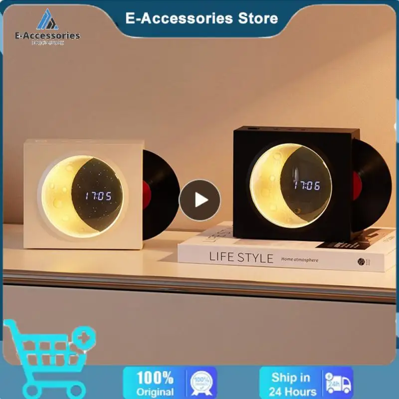 Moon Rotating Vinyl Record Wireless Speaker Alarm Clock Audio Outdoor Bedroom Luxury Speaker Mini Subwoofer
Moon Rotating Vinyl Record Wireless Speaker Alarm Clock Audio Outdoor Bedroom Luxury Speaker Mini Subwoofer