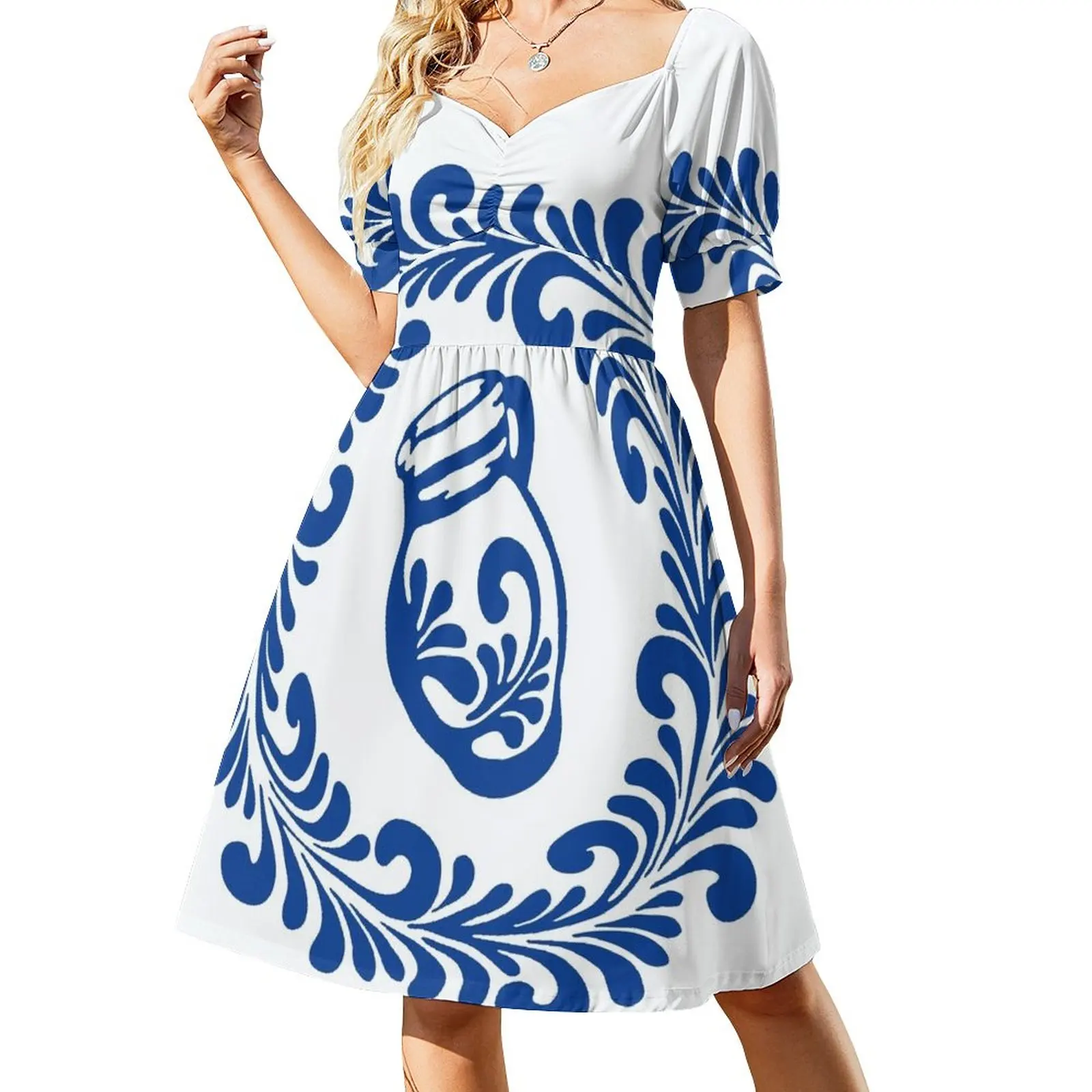 

Spruce wreath with Bembel tendril swing Dress women's clothing korea stylish Women long dress