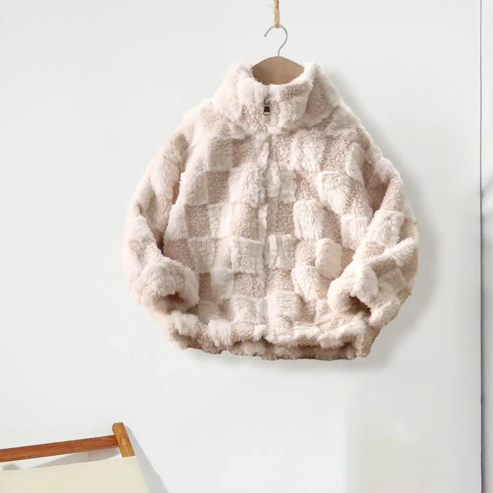 Children Coat Cozy Kids Fleece Jacket with Plaid Pattern Thick Warmth Stand Collar for Fall Winter Long for Toddler for Comfort
Children Coat Cozy Kids Fleece Jacket with Plaid Pattern Thick Warmth Stand Collar for Fall Winter Long for Toddler for Comfort