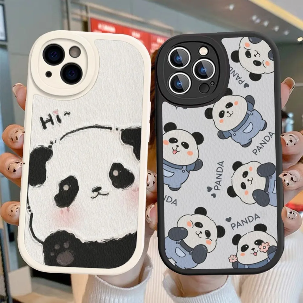 Funny Panda cute Phone Case Hard Leather For iPhone 14 13 12 Mini 11 14 Pro Max Xs X Xr 7 8 Plus Fundas
Funny Panda cute Phone Case Hard Leather For iPhone 14 13 12 Mini 11 14 Pro Max Xs X Xr 7 8 Plus Fundas