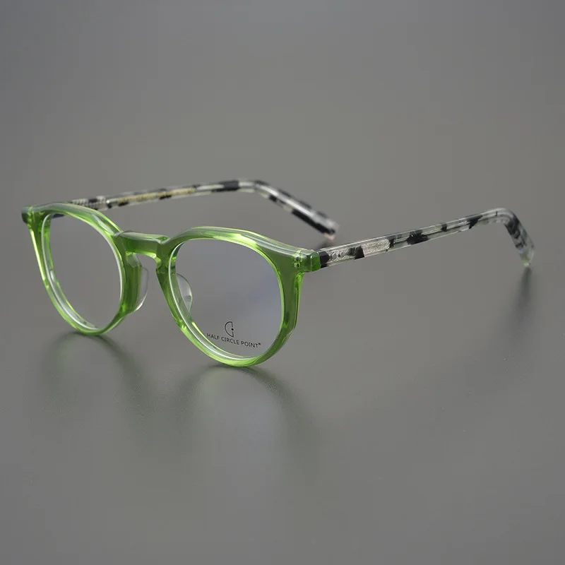 Handmade Vintage Round Acetate Glasses Frame For Men Women High Quality Myopia Optical Presciption Eyewear
Handmade Vintage Round Acetate Glasses Frame For Men Women High Quality Myopia Optical Presciption Eyewear