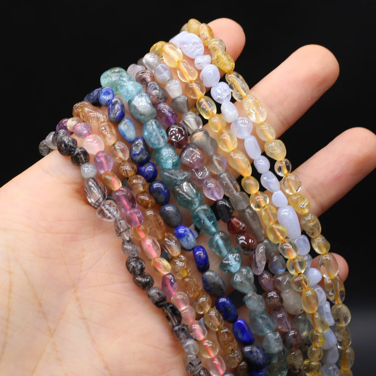 Natural Semi Precious Stones Irregularly Crystals Loose Spacing Bead Jewelry Making DIY Necklaces Earrings Bracelets Accessories
Natural Semi Precious Stones Irregularly Crystals Loose Spacing Bead Jewelry Making DIY Necklaces Earrings Bracelets Accessories