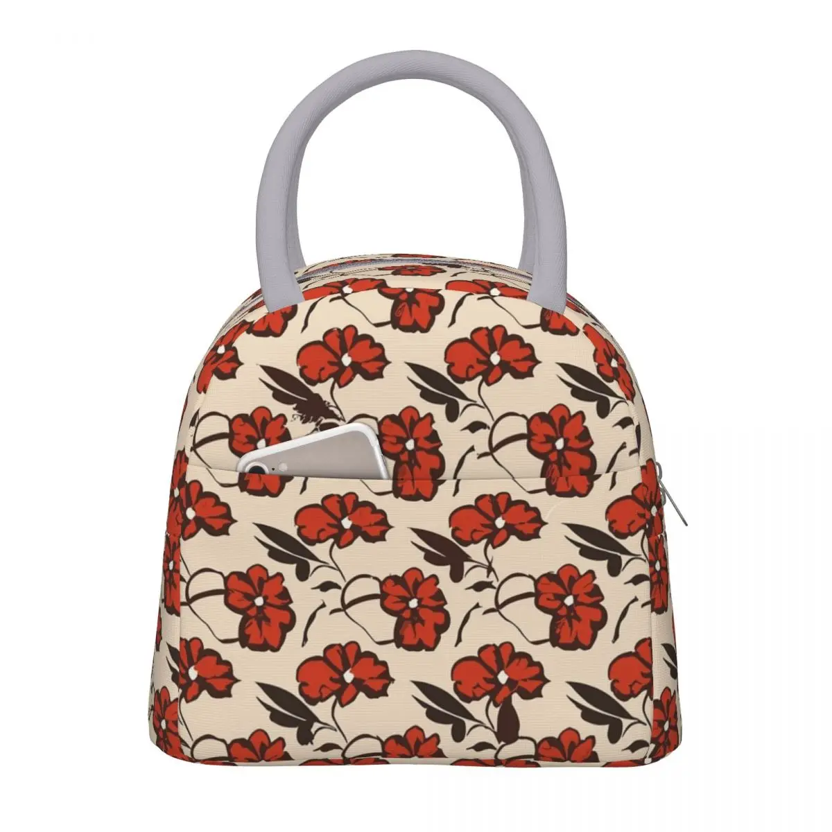 Insulated Lunch Bags Red Flower Product Food Box Fashion Cooler Thermal Bento Box For School
Insulated Lunch Bags Red Flower Product Food Box Fashion Cooler Thermal Bento Box For School