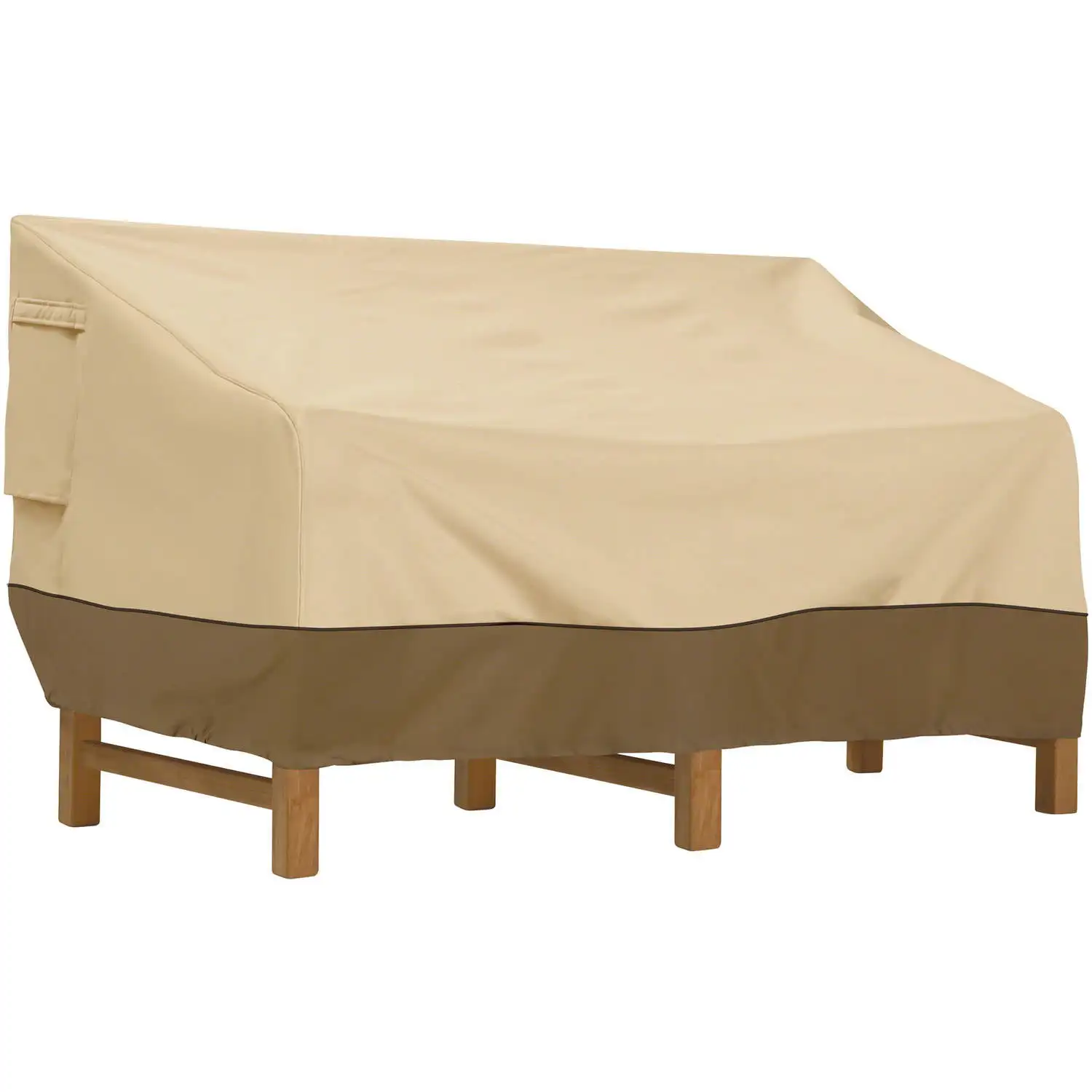 76" x 40" x 31" Beige and Brown Rectangle Patio Sofa Cover with Water Resistant Material
76" x 40" x 31" Beige and Brown Rectangle Patio Sofa Cover with Water Resistant Material