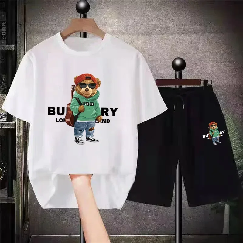 100% Cotton Tracksuit 2 Piece Outfits Men Sets Casual T-shirts Sets Fashion High Quality Short Streetwear S-4XL Sportswear Suits
100% Cotton Tracksuit 2 Piece Outfits Men Sets Casual T-shirts Sets Fashion High Quality Short Streetwear S-4XL Sportswear Suits
