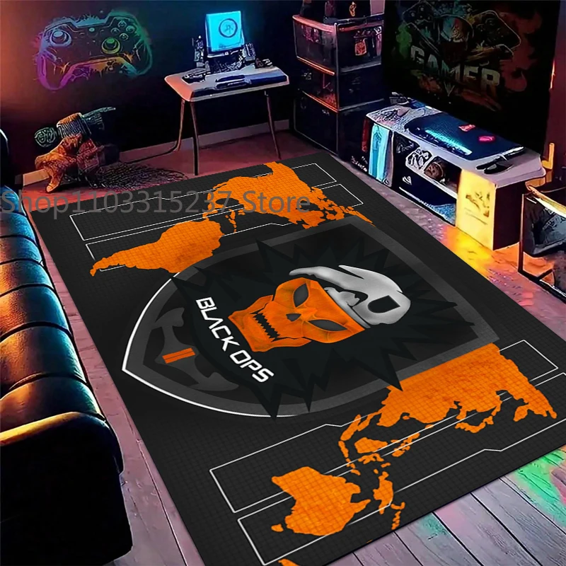 

Computer Chair Mats,game Call of Duty BLACK OPS Area Rug Carpet,Living Room Bedroom Carpets,brithday Gift,gamer Like