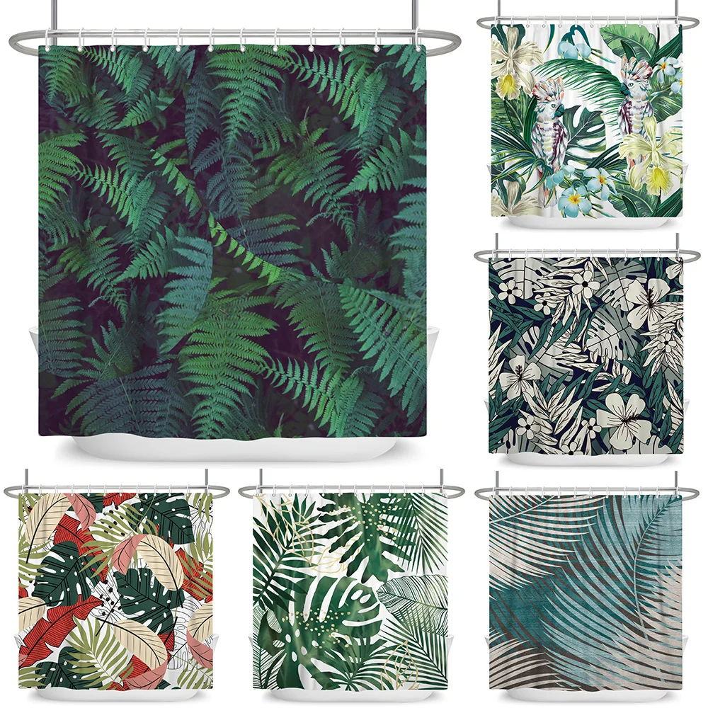 Tropical Plants Leaf Flower Shower Curtain Nordic Abstract Curtains Waterproof Polyester Bathroom Decor Bath Curtain With Hooks
Tropical Plants Leaf Flower Shower Curtain Nordic Abstract Curtains Waterproof Polyester Bathroom Decor Bath Curtain With Hooks