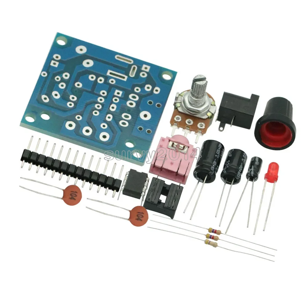 DIY Kit LM386 Super Mini Audio Amplifier DIY Kit Suite Trousse LM386 Amplificador Module Board 3.5mm 3-12V
DIY Kit LM386 Super Mini Audio Amplifier DIY Kit Suite Trousse LM386 Amplificador Module Board 3.5mm 3-12V
