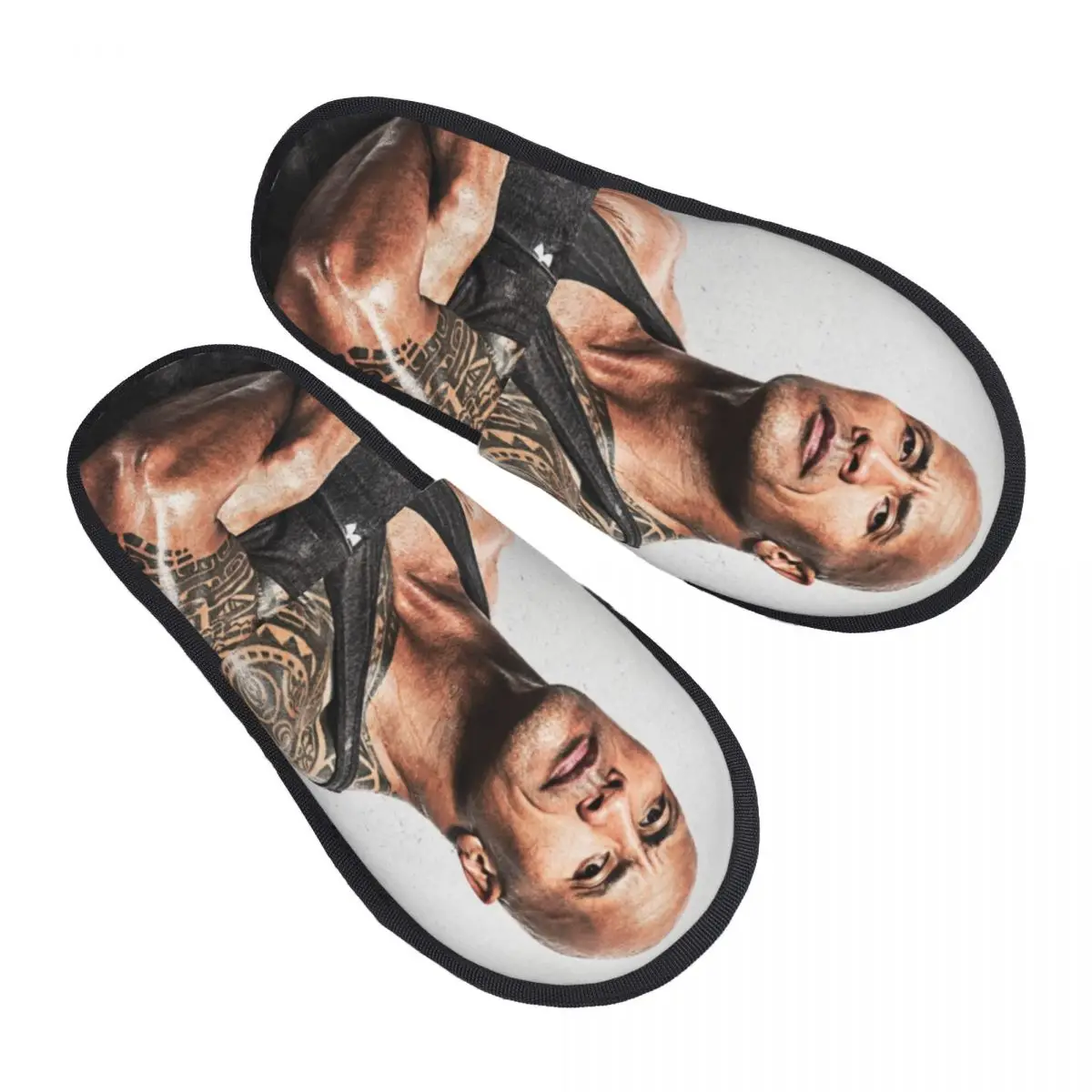 The Rock Face Dwayne Guest Slippers for Bathroom Women Custom Print Famous Actor Johnson House Slipper
The Rock Face Dwayne Guest Slippers for Bathroom Women Custom Print Famous Actor Johnson House Slipper