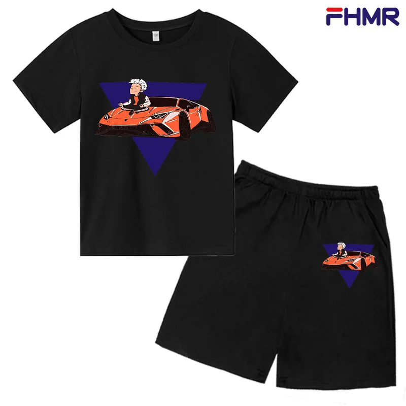 Children Round Neck T-shirts Short Sleeve Sets 2-12 Years Boys Girl Casual Anime Merch A4 Printing Clothes Sets Summer 2Pcs
Children Round Neck T-shirts Short Sleeve Sets 2-12 Years Boys Girl Casual Anime Merch A4 Printing Clothes Sets Summer 2Pcs
