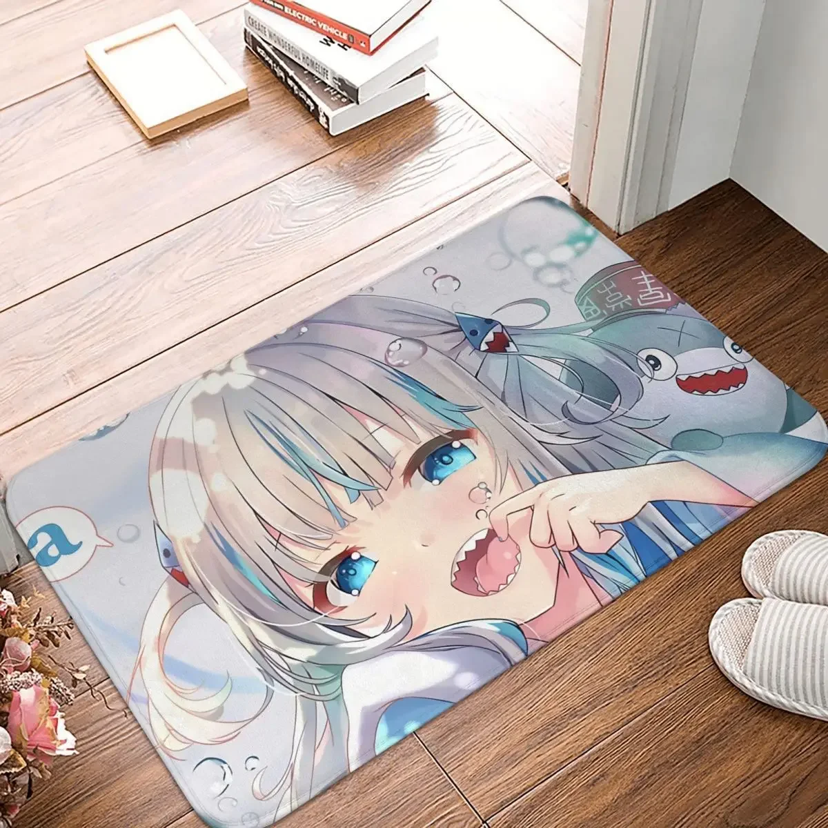 Hololive, производство фиксирующего виртуального ювелирного изделия, Vtuber, нескользящий дверной коврик Gawr Gura, ковер для гостиной, кухонный коврик, Добро пожаловать домой
Hololive, производство фиксирующего виртуального ювелирного изделия, Vtuber, нескользящий дверной коврик Gawr Gura, ковер для гостиной, кухонный коврик, Добро пожаловать домой